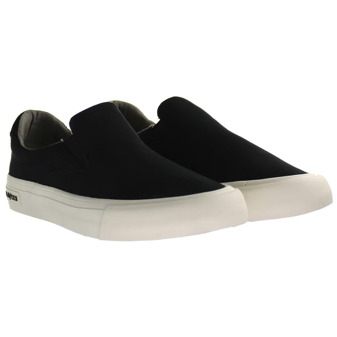 Seavees Hawthrone Slip On Standaard Zwart Popeline Zwart Damesschoenen