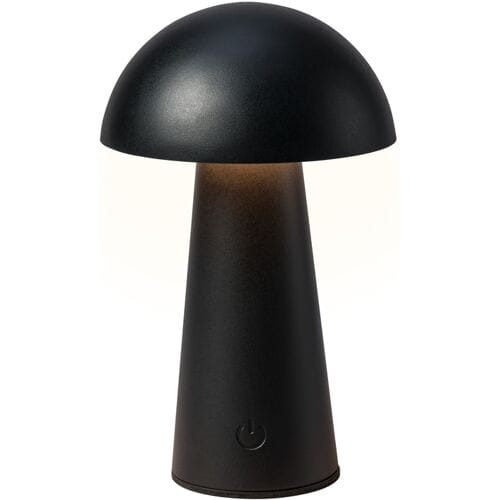 LIVARNO Oplaadbare tafellamp, warmwit, 1200 mAh (Zwart)