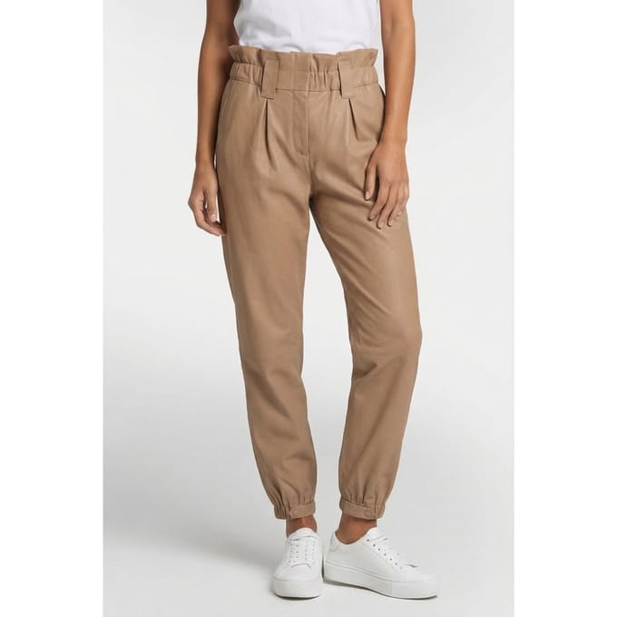 DNA Amsterdam Philou Camel Taglia: 1 | Pantaloni di pelle Outlet | Donna | Marrone