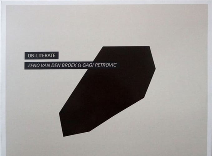 Zeno Van Den Broek & Gagi Petrovic - Ob-Literate (CD)