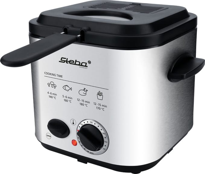 Steba DF 95, Frituurpan, 1,2 l, 0,4 kg, 1,2 l, 190 °C, Enkel