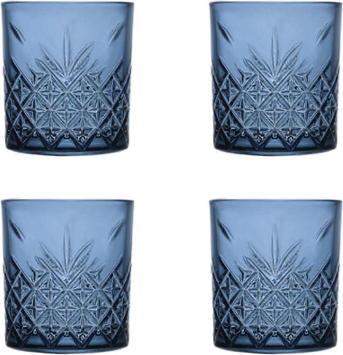 Pasabahce Timeless Tumbler 35,5 Cl Blauw - 4 Stuks