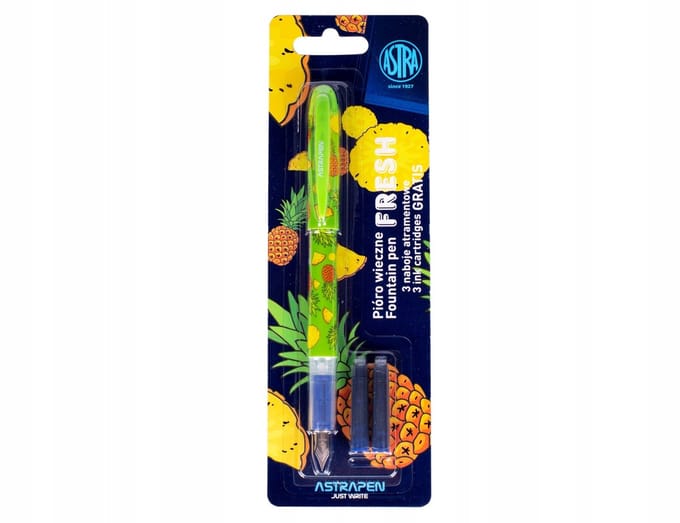 Astra Fresh Ananas Vulpen met 3 inktcartridges