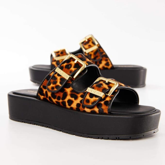 Guess Clapper Classic Leopard damesschoen