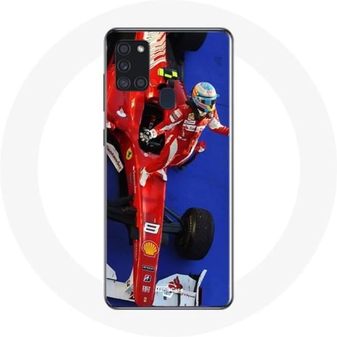 Hoesje - Formule 1 - Samsung Galaxy A21S - Rood - Flexibel - Sportief rood