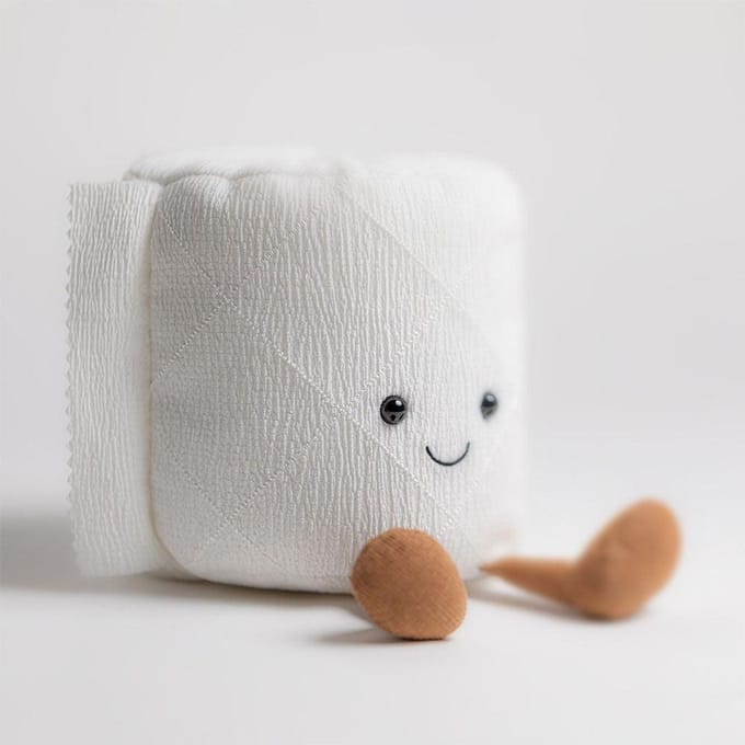 Jellycat Amuseable toilet rol