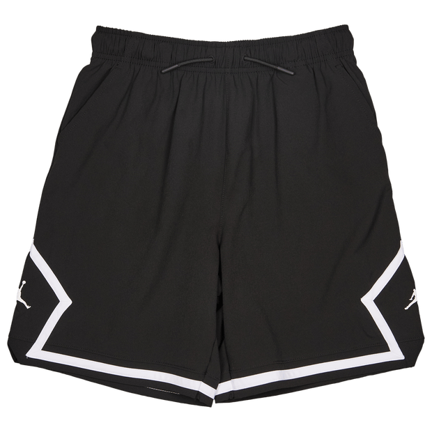 Jordan Diamond Woven Korte Broeken Kinder - Zwart - Maat 147 - 158 CM - Poly Woven