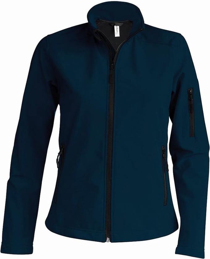 Kariban Dames/dames Soft Shell-jas (Marine)