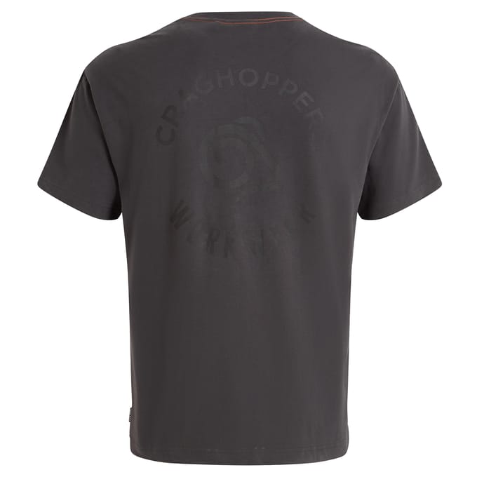 Craghoppers Heren Wakefield Workwear Pocket T-shirt (Koolstofgrijs)