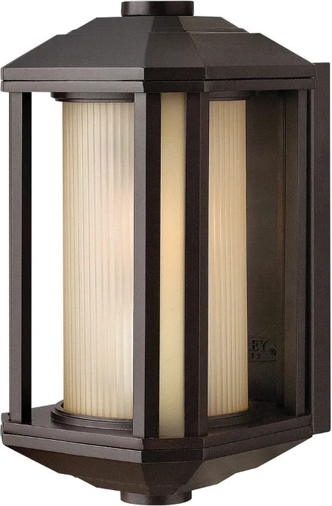 Hinkley LED Wand Buitenlamp Castelle | 1X E27 Max 60W | IP44 | Dimbaar | Bronze