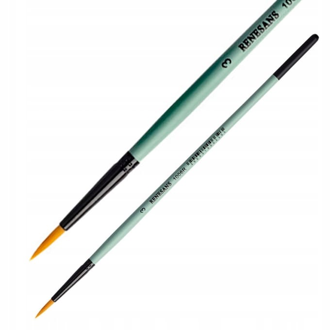 Renesans ronde borstel serie 1006R - maat 3