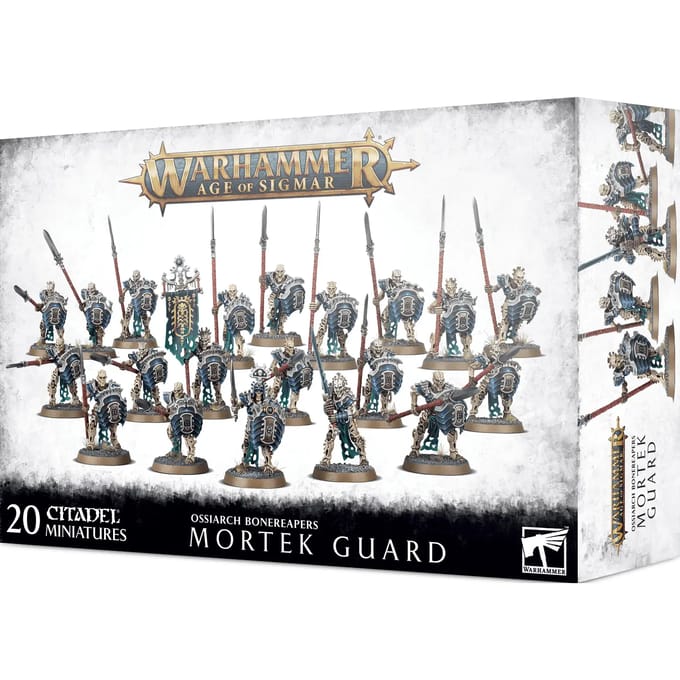 Set met 20 figuurtjes van 146 stuks Games Workshop Warhammer AoS - Ossiarch Bonereapers Mortek Guard