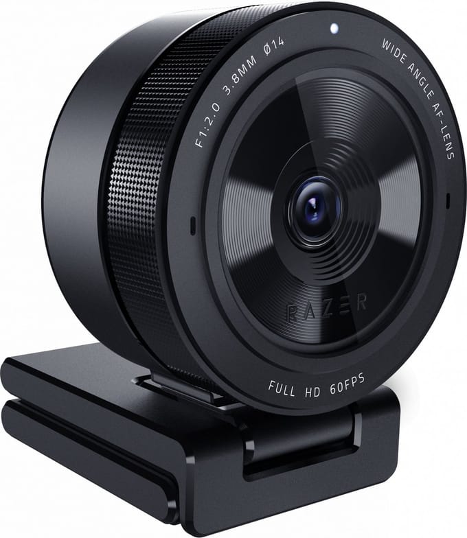 Razer Kiyo Pro USB - USB 3.0 Webcam - Full HD / 60 FPS - Groothoeklens - Zwart