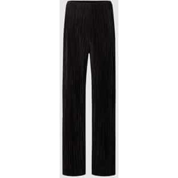 Stoffen broek met plissévouwen