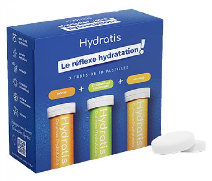 Hydratis Hydratatieoplossing Set van 3 tubes met 10 bruistabletten