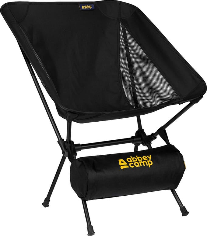 Abbey Camp Campingstoel Opvouwbaar - lichtgewicht & compact - 56 x 56 x 71,5 cm