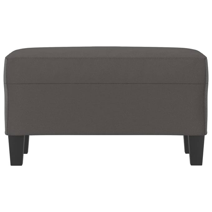 vidaXL Bankje 70x35x41 cm kunstleer grijs