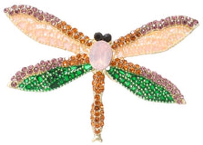 Go Dutch Label Broche Small Dragonfly Multi