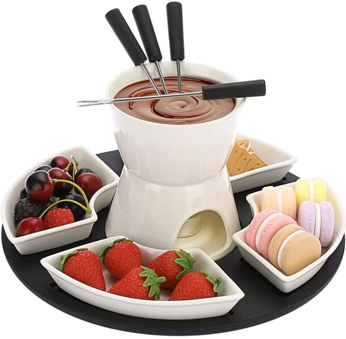 Chocoladefontein - Chocoladefondue - Wit