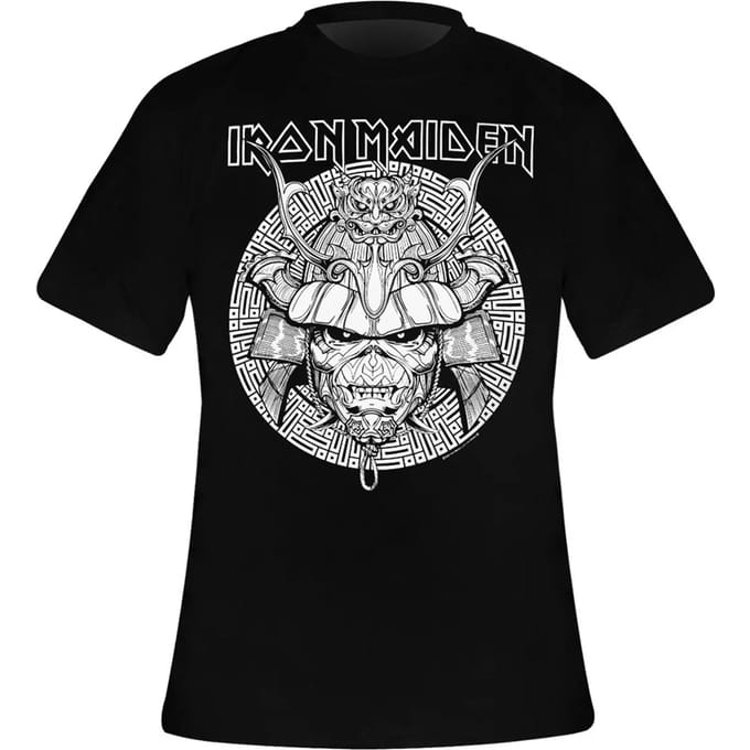 T-shirt Rock à Gogo Iron Maiden - Senjutsu Samurai Graphic White