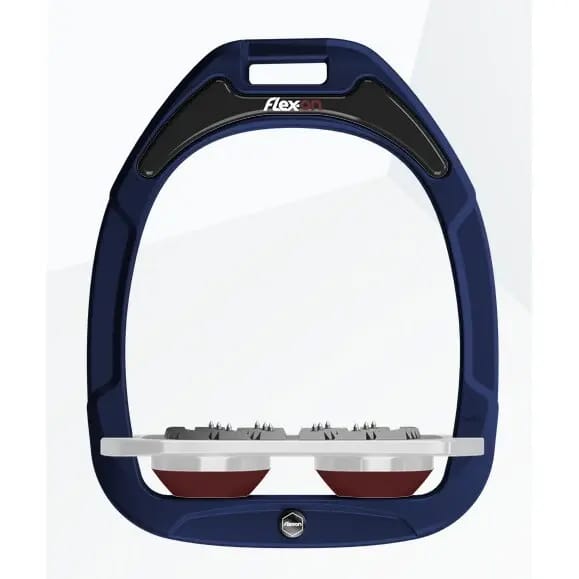 Platte Ultra Grip Marine/Grijs/Bordeaux stijgbeugels Flex-On Green Composite