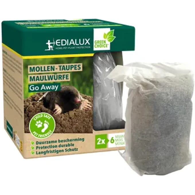 Edialux Go Away Mollenverjager - 2 Stuks