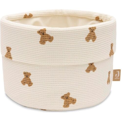Jollein Commode Mandje - Mini Teddy Bear - Little Waffle - Ø19 cm