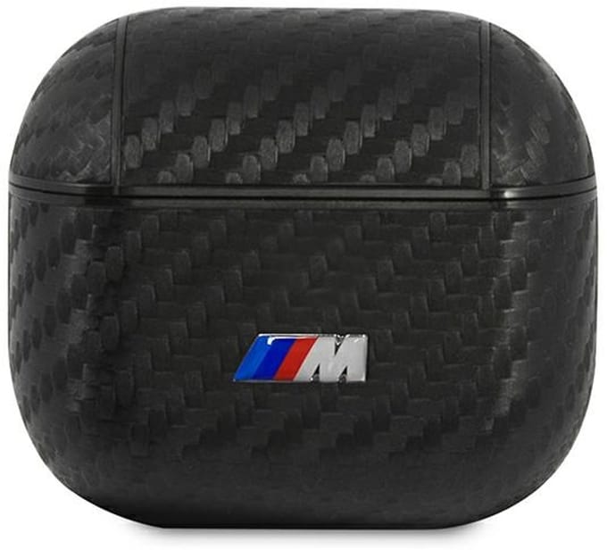 BMW M-Line Carbon Case - Geschikt voor Apple Airpods 3 - Zwart