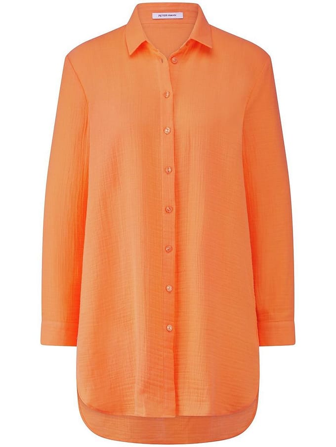 Lange blouse Van Peter Hahn oranje