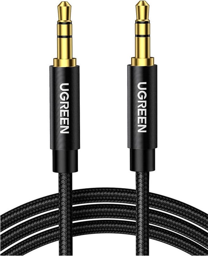 Ugreen - audiokabel - - 2 - x - mini-jack - 3,5 - mm - 2m - zwart - (50363 - AV112)