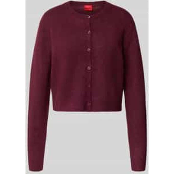 Regular fit gebreid jack met wol, model 'SFEBRA'