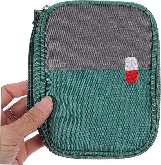2 Stuks Azalia EHBO Tas – Waterdicht, Compact & Draagbaar – Voor Thuis, Auto & Reizen Groen
