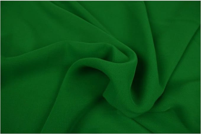 Chiffon stof - Groen - 1 meter - Per meter - 150cm breed