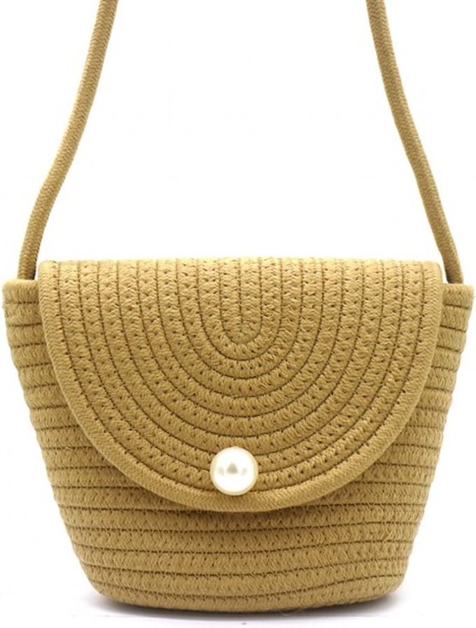 Tas Katoen - 22x16x7 cm - Bruin