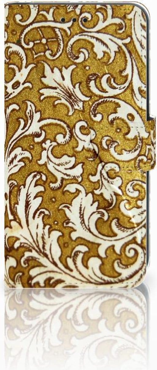 Book Case voor Wallet Case Xiaomi Mi A2 Lite Barok Goud