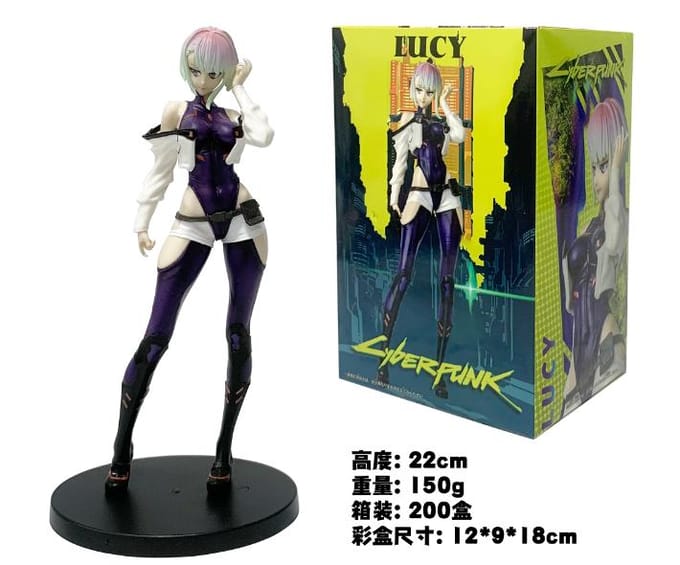 Cyberpunk Lucy Rebecca David Martinez Johnny Silverhand Actiefiguur Speelgoed with box