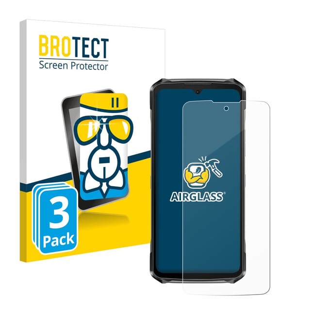Screenprotector 3 Stuks voor Doogee S119 Beschermglas transparant