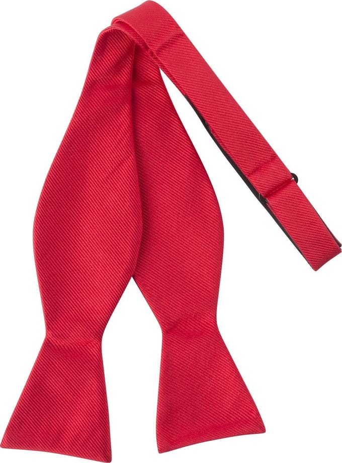 Zelfstrikker zijde - rood