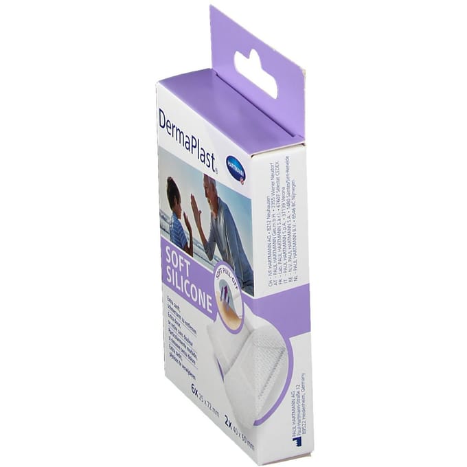 Hartmann Dermaplast Soft Silicone Strips 8 Pleister