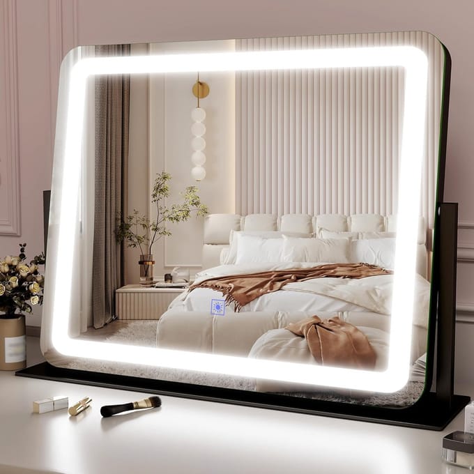Verlichte Make-up Spiegel met Dimbare LED en Touch Control