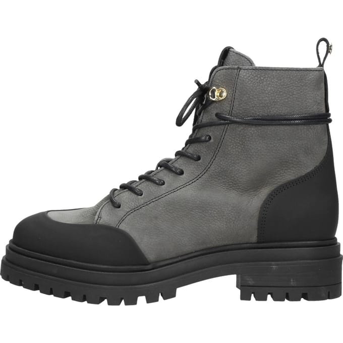 Red-Rag 71322 Veterboots - Laarzen Met Veters - Dames - Grijs - Maat 41
