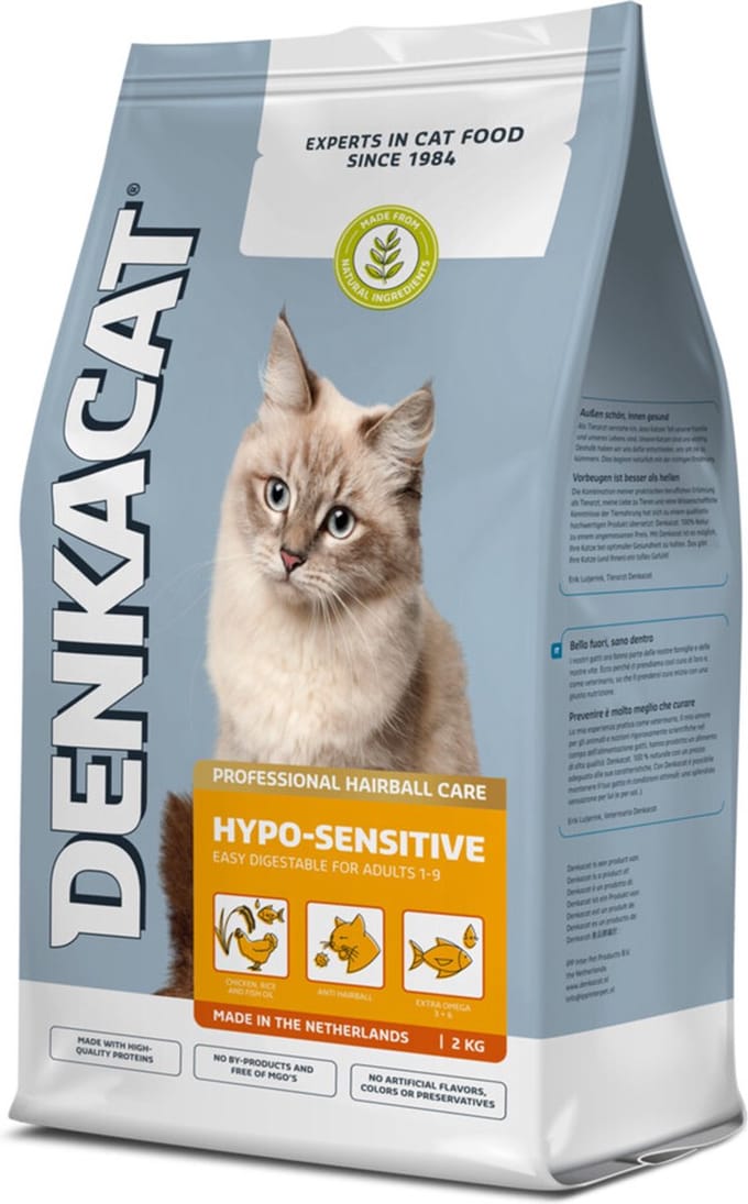 Denkacat Hypo Sensitive Kattenvoer - 8 x 1,25 kg - Voordeelverpakking
