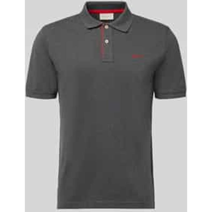 Regular fit poloshirt met gestikt logo
