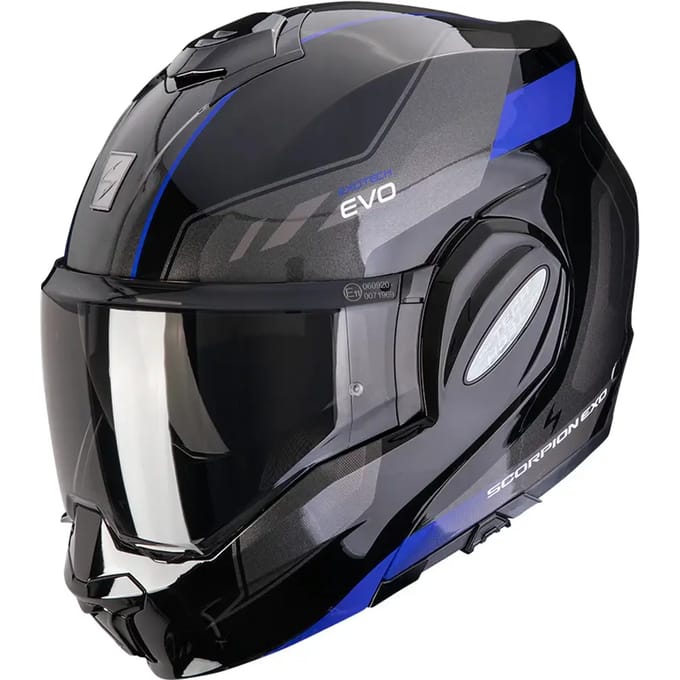 Scorpion Exo-Tech Evo Socius Grey Red - Systeemhelm - Maat M - Motorhelm - ECE 22-06 gekeurd