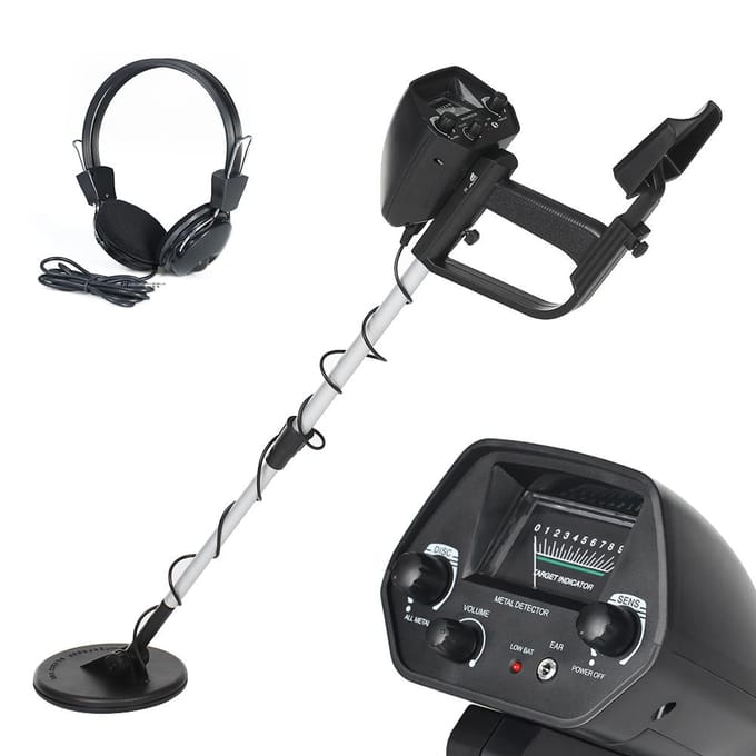 KKmoon Metaaldetector Ondergrondse Professionele Goudschatzoeker Tracker Seeker Metaaldetector With Headphone & Shovel