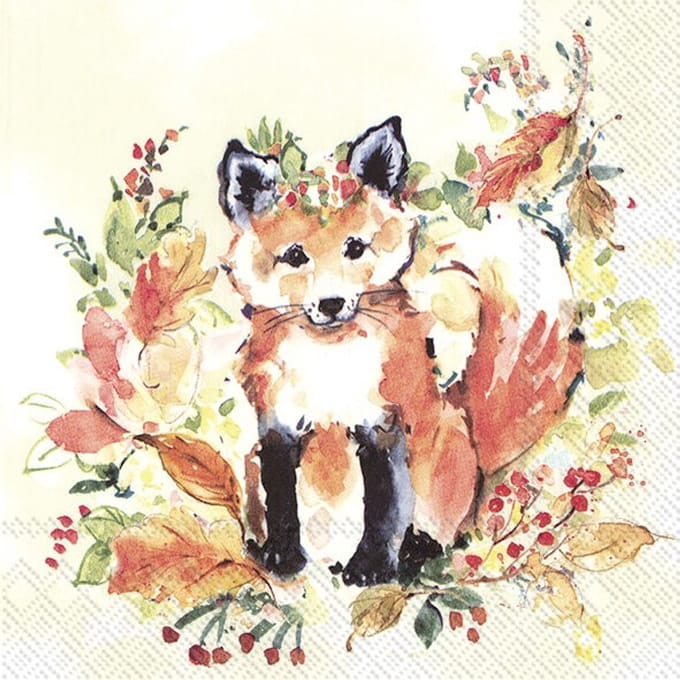 Lunch servetten - Sweet Fox