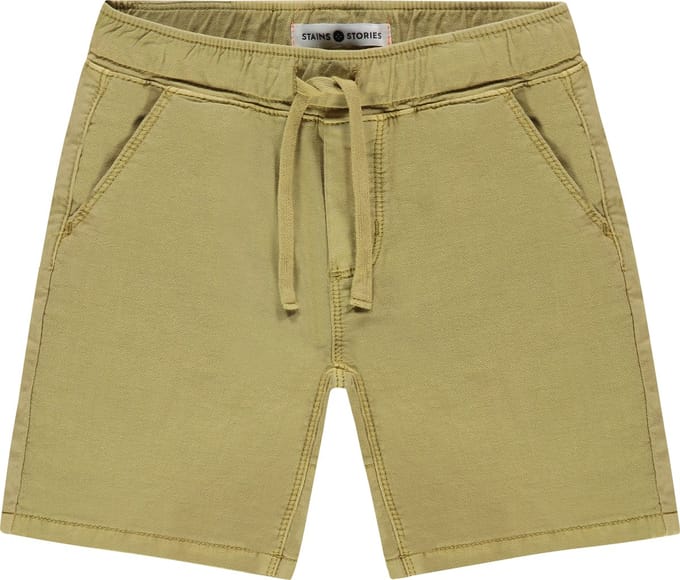 Stains and Stories boys short Jongens Broek - kiwi - Maat 98