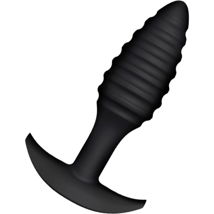 Dorcel - Buttplug - Spiraalvormige Buttplug - Anaal Speeltje - Siliconen - Zwart