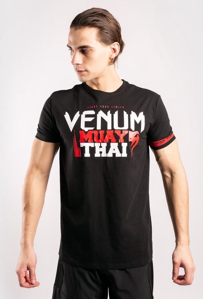 Venum MUAY THAI Classic 2.0 T-shirt zwart rood - S