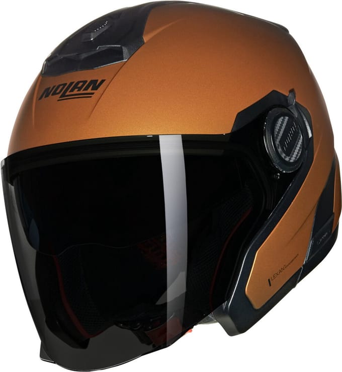 Nolan N40-5 06 Classico Nobile 319 Oker Mat Jethelm - Maat M - Helm